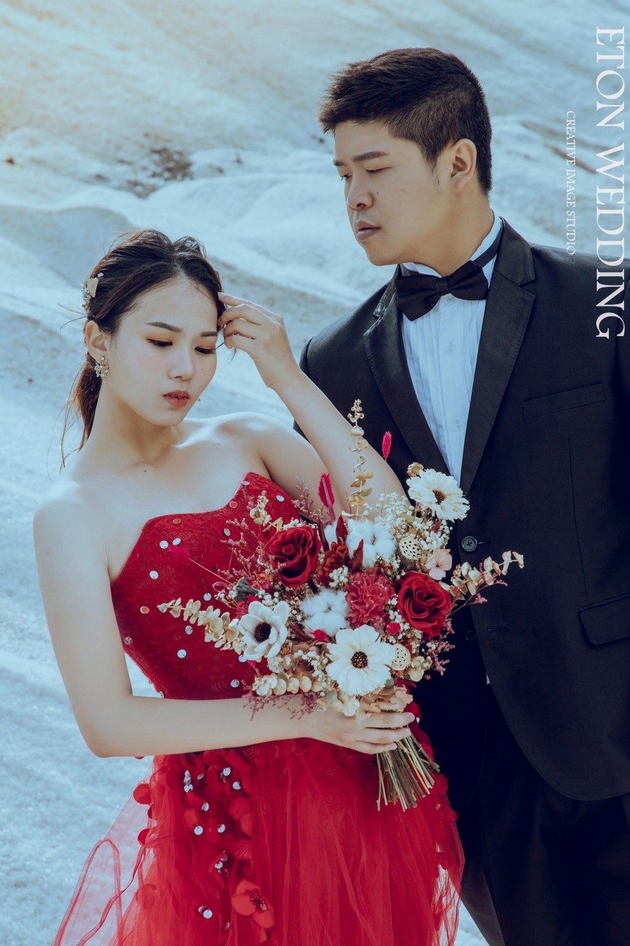 台南自然婚紗,七股鹽山婚紗